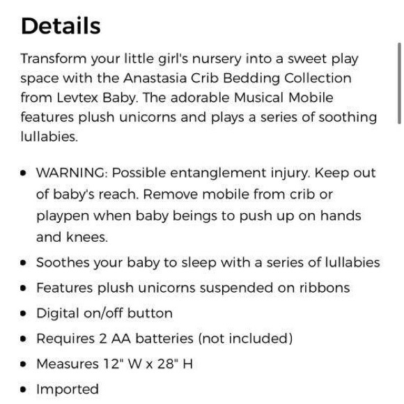 levtex baby anastasia